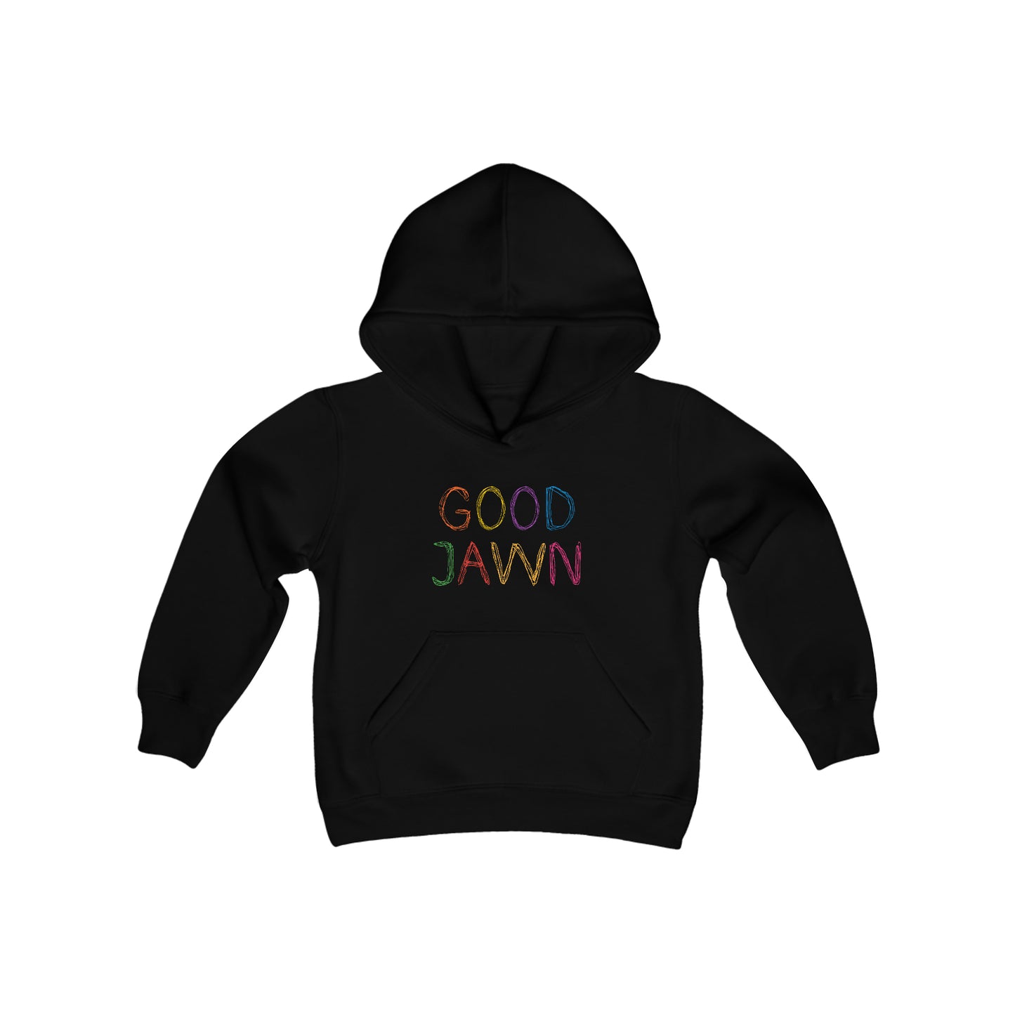 Kids Good Jawn Scribble Hoodie
