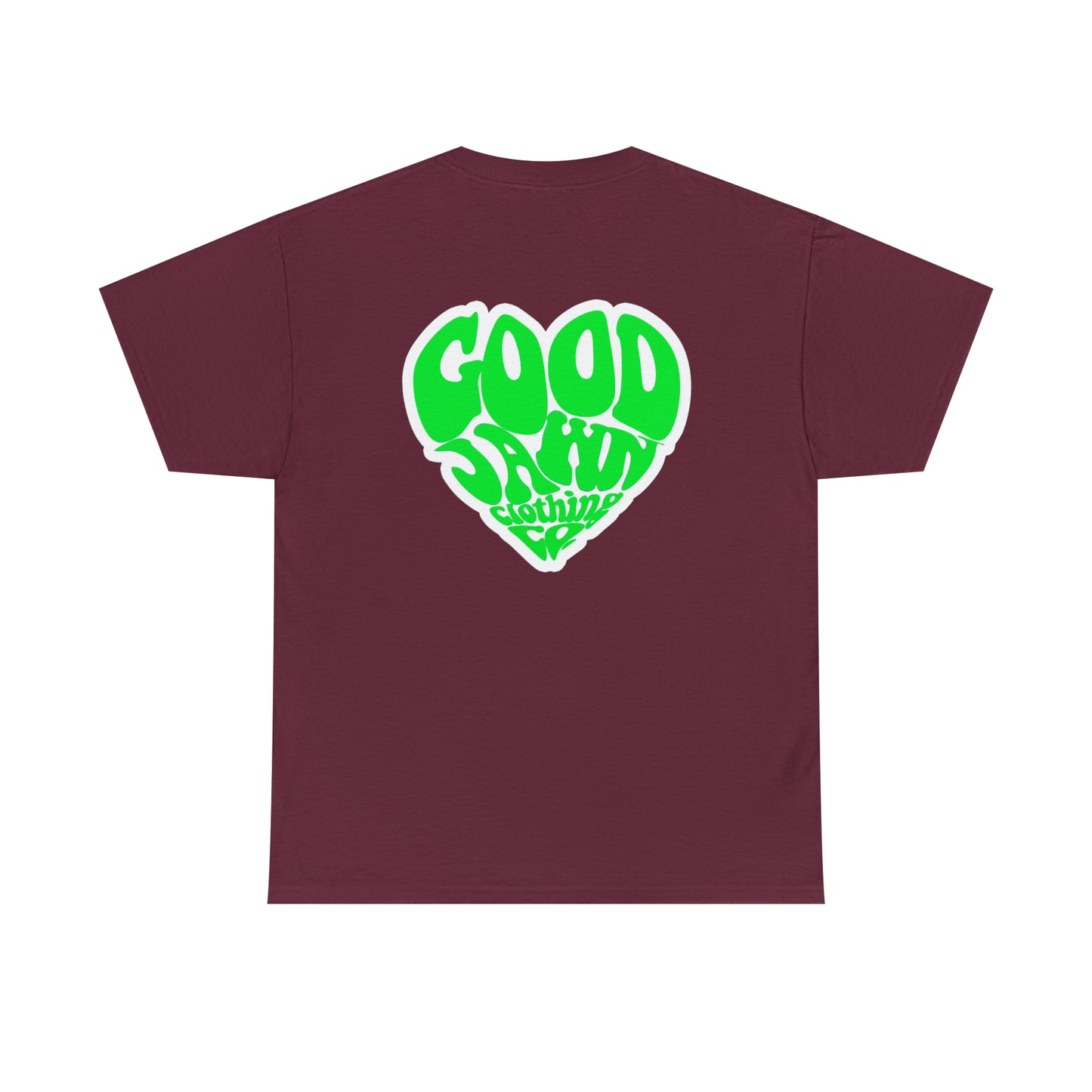 GOOD Heart TEE (Neon Green)