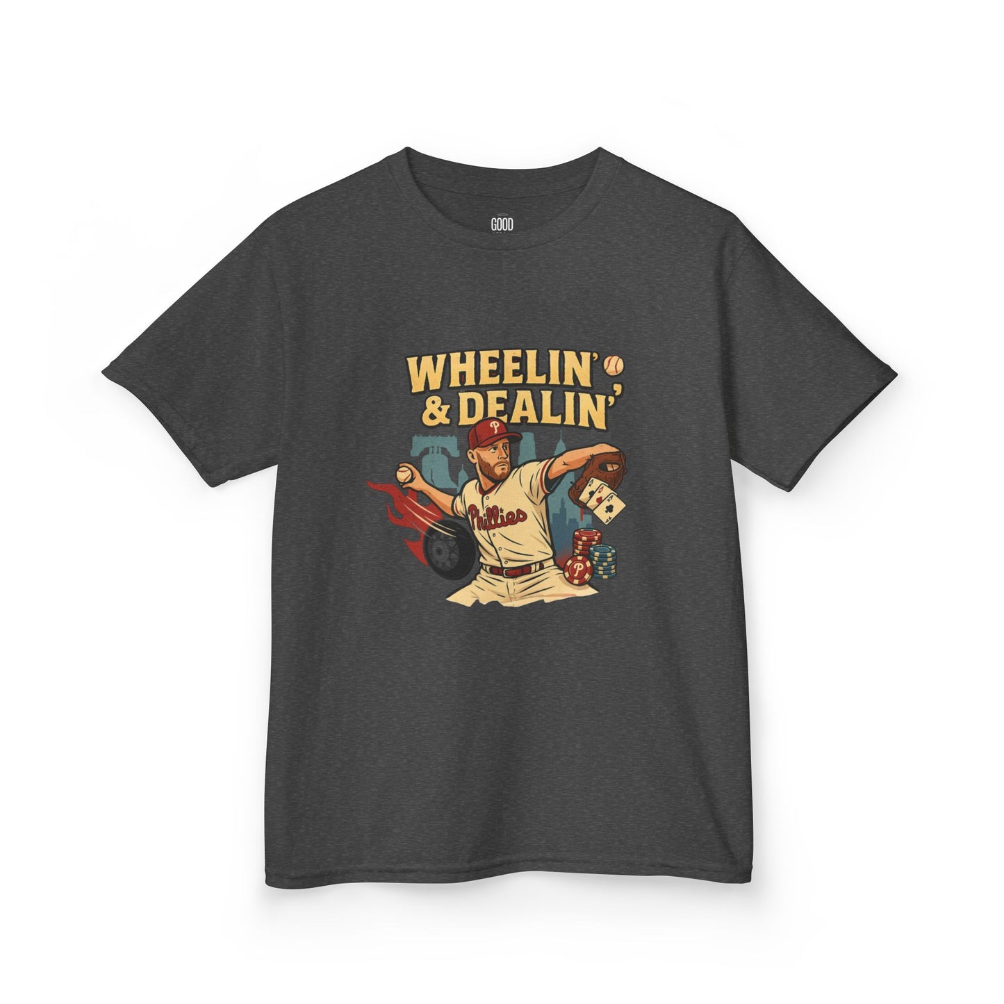 Youth Wheelin' & Dealin' Zack Wheeler Tee