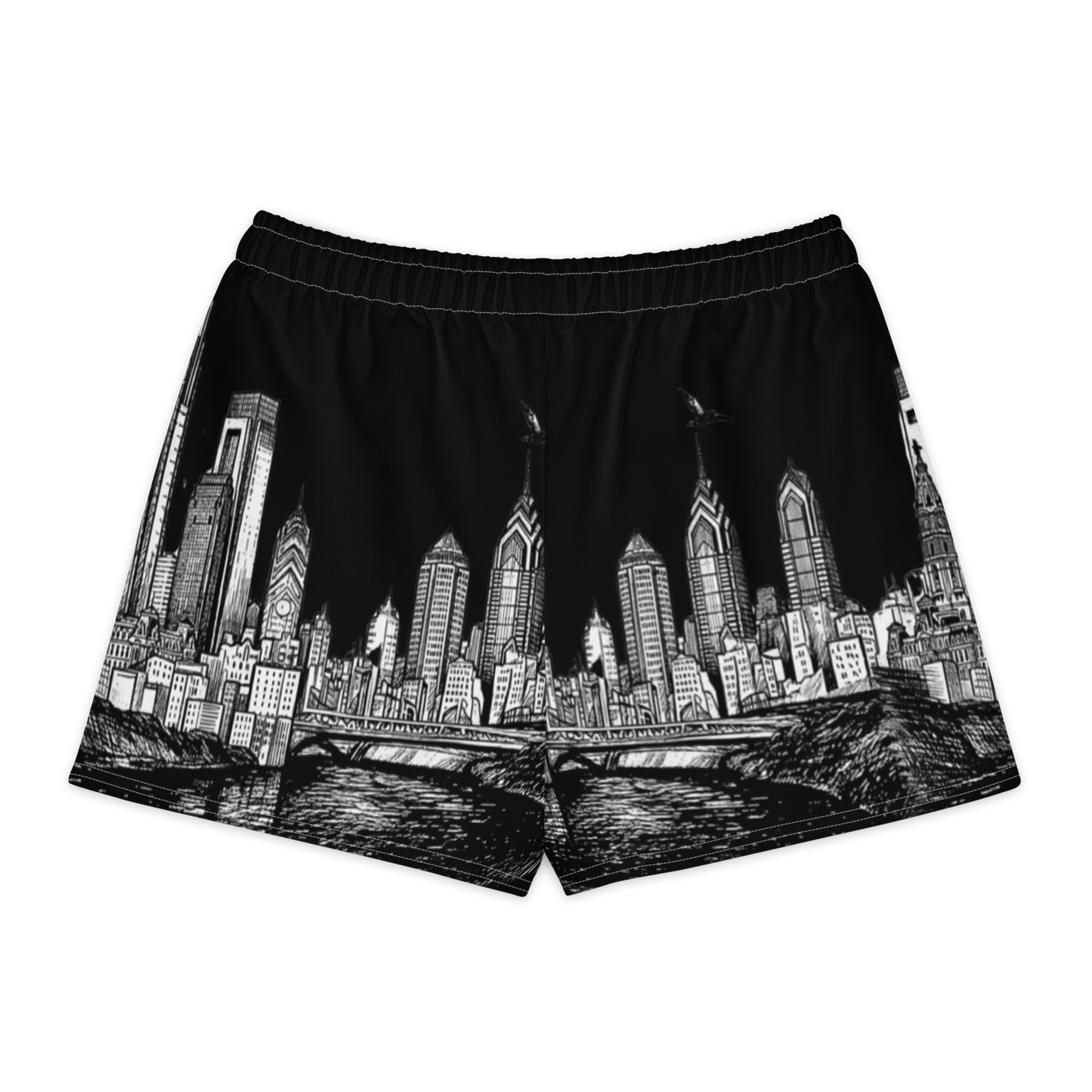 B&W Skyline Shorts