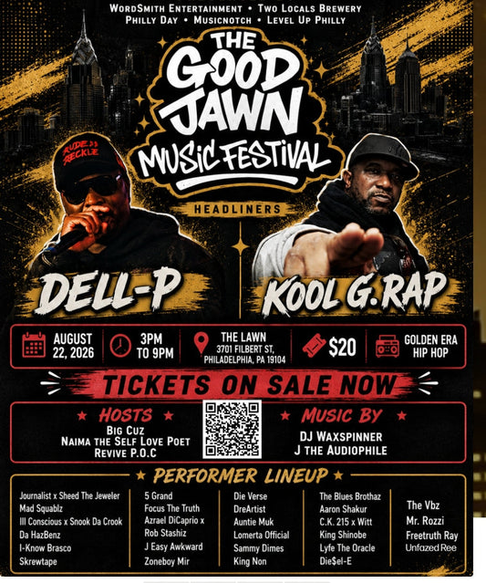 Good Jawn Co. Is a Proud Sponsor of The Good Jawn Music Festival 🎤