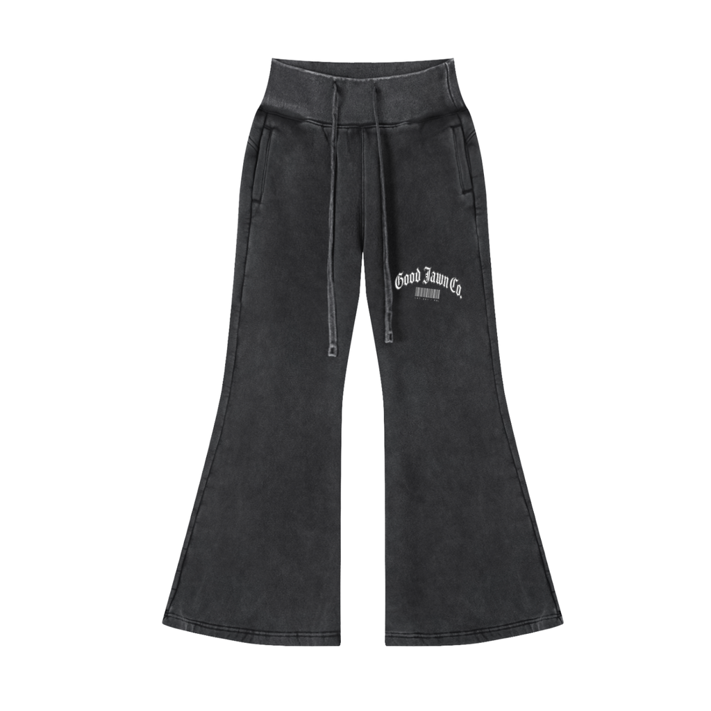 GJ Vintage Washed Flared Fleece Sweatpants