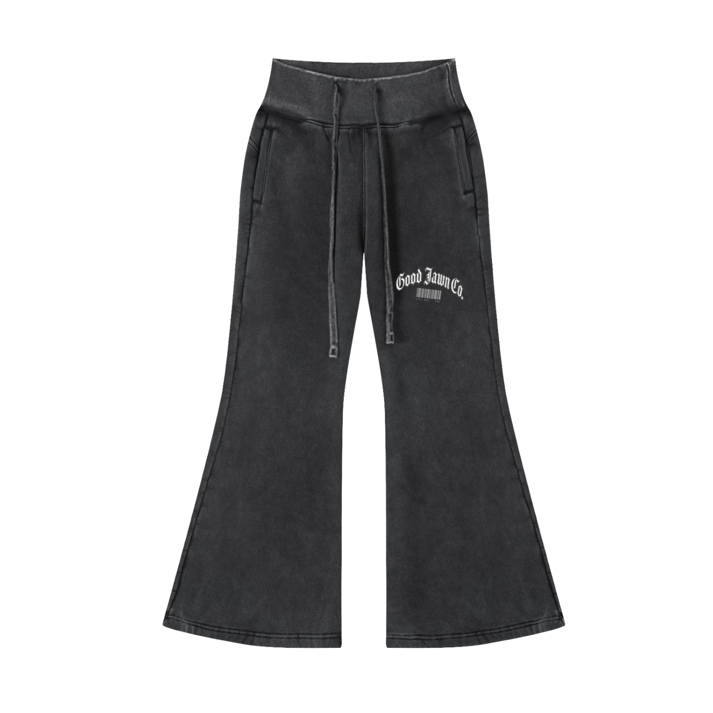 GJ Vintage Washed Flared Fleece Sweatpants