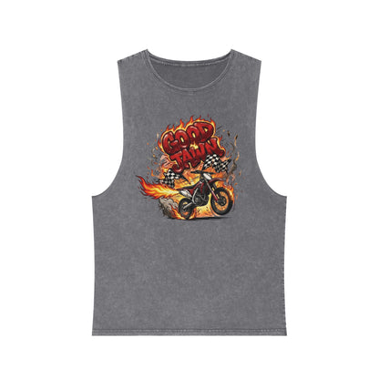 GJ Full Throttle Stonewash Tank Top