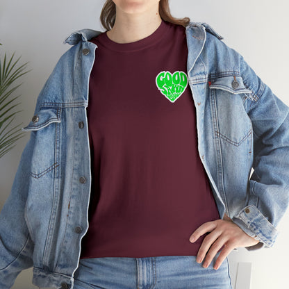 GOOD Heart TEE (Neon Green)