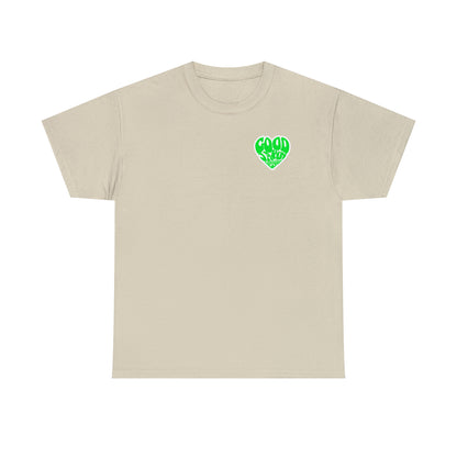 GOOD Heart TEE (Neon Green)