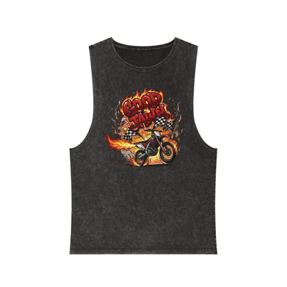 GJ Full Throttle Stonewash Tank Top