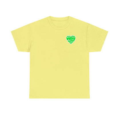 GOOD Heart TEE (Neon Green)