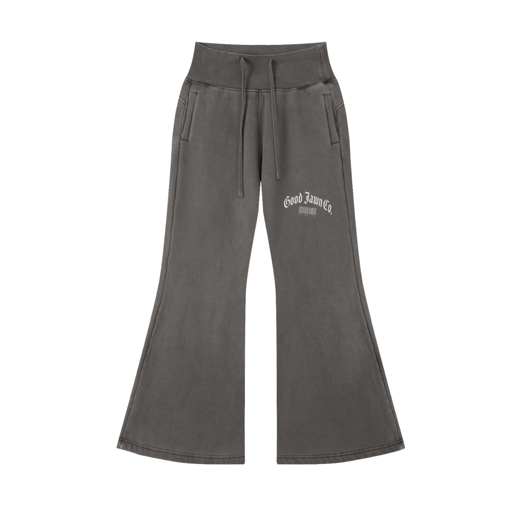 GJ Vintage Washed Flared Fleece Sweatpants