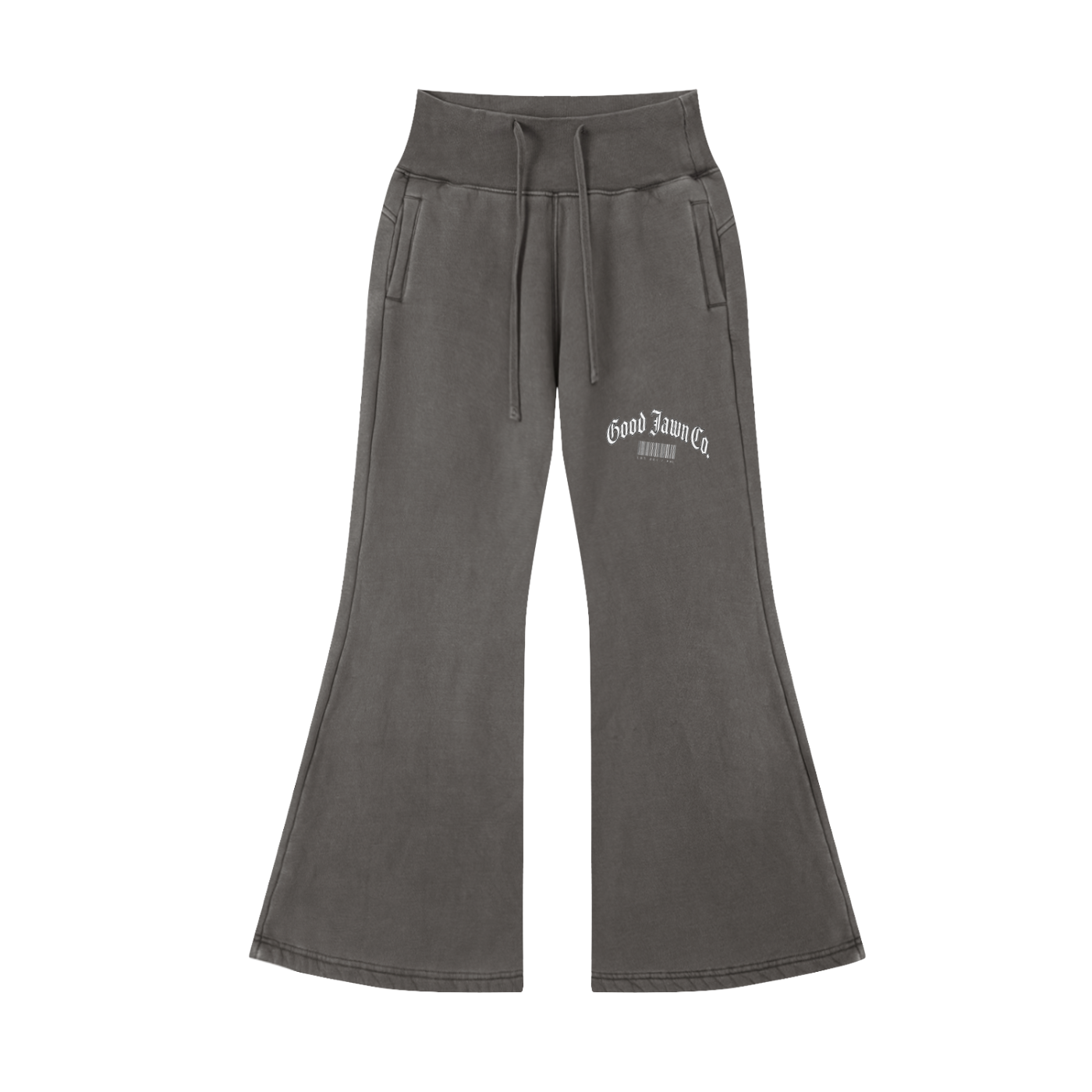 GJ Vintage Washed Flared Fleece Sweatpants