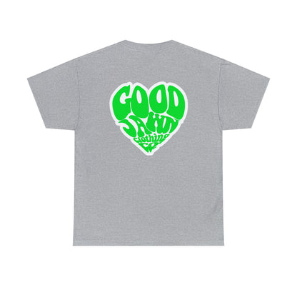 GOOD Heart TEE (Neon Green)