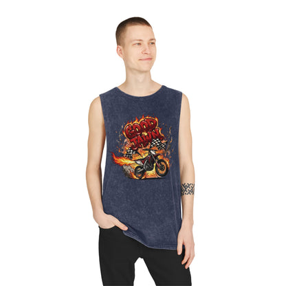 GJ Full Throttle Stonewash Tank Top