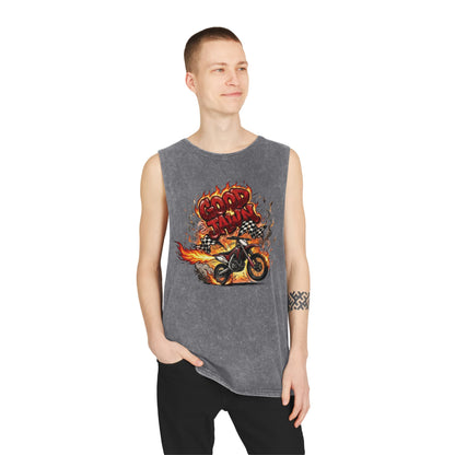 GJ Full Throttle Stonewash Tank Top