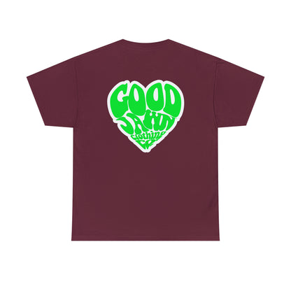 GOOD Heart TEE (Neon Green)