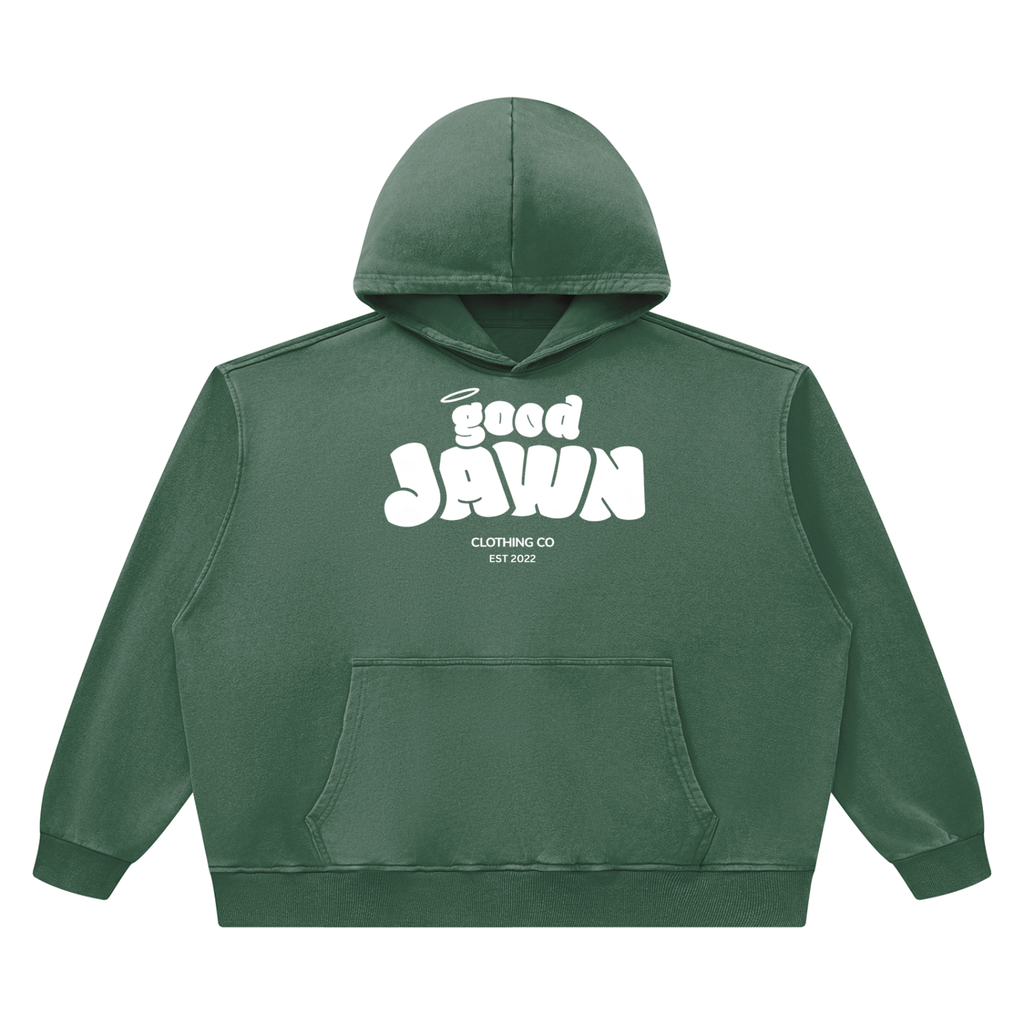 GJ Vintage Wash Boxy Hoodie