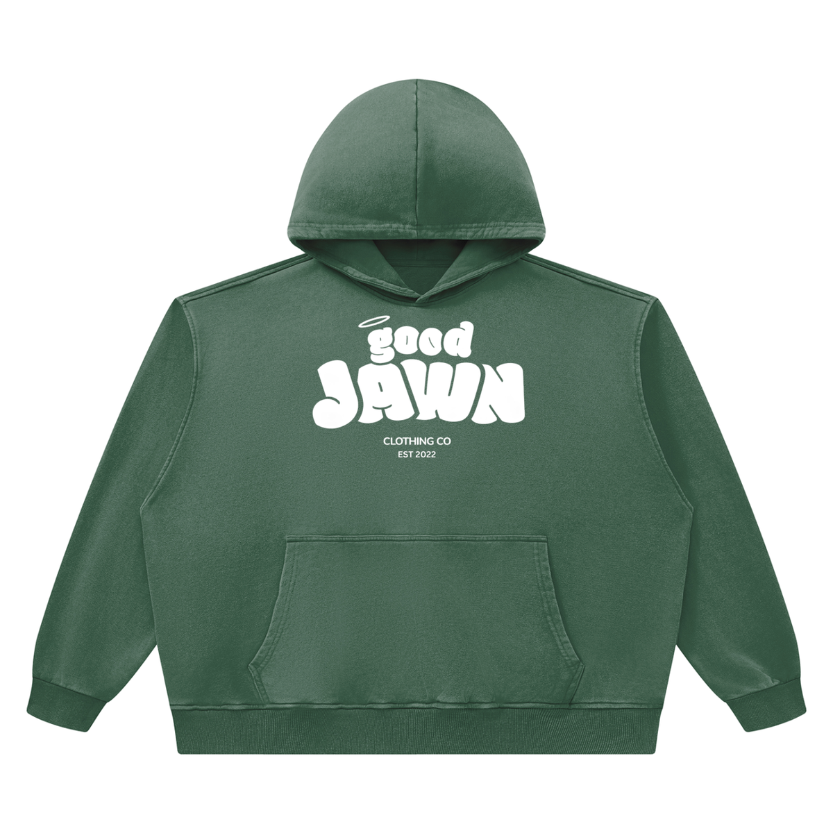 GJ Vintage Wash Boxy Hoodie