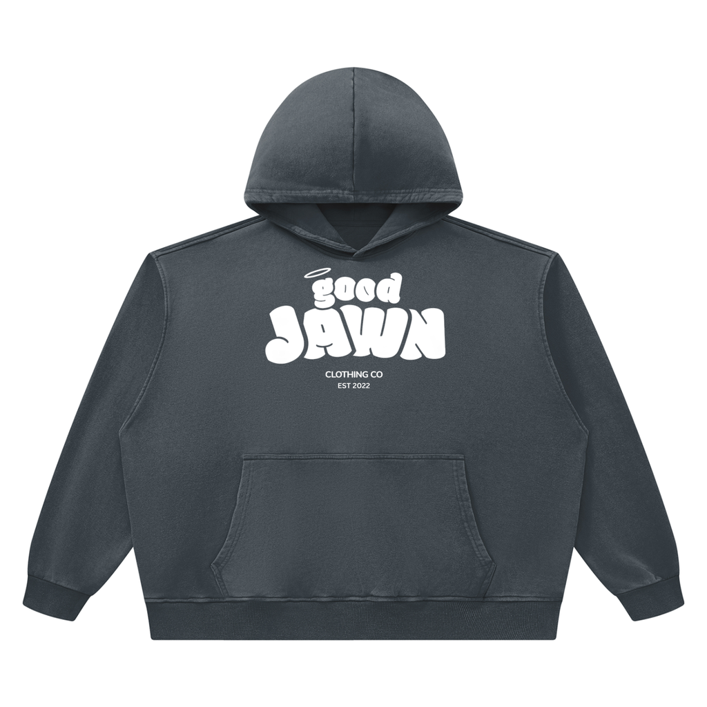 GJ Vintage Wash Boxy Hoodie