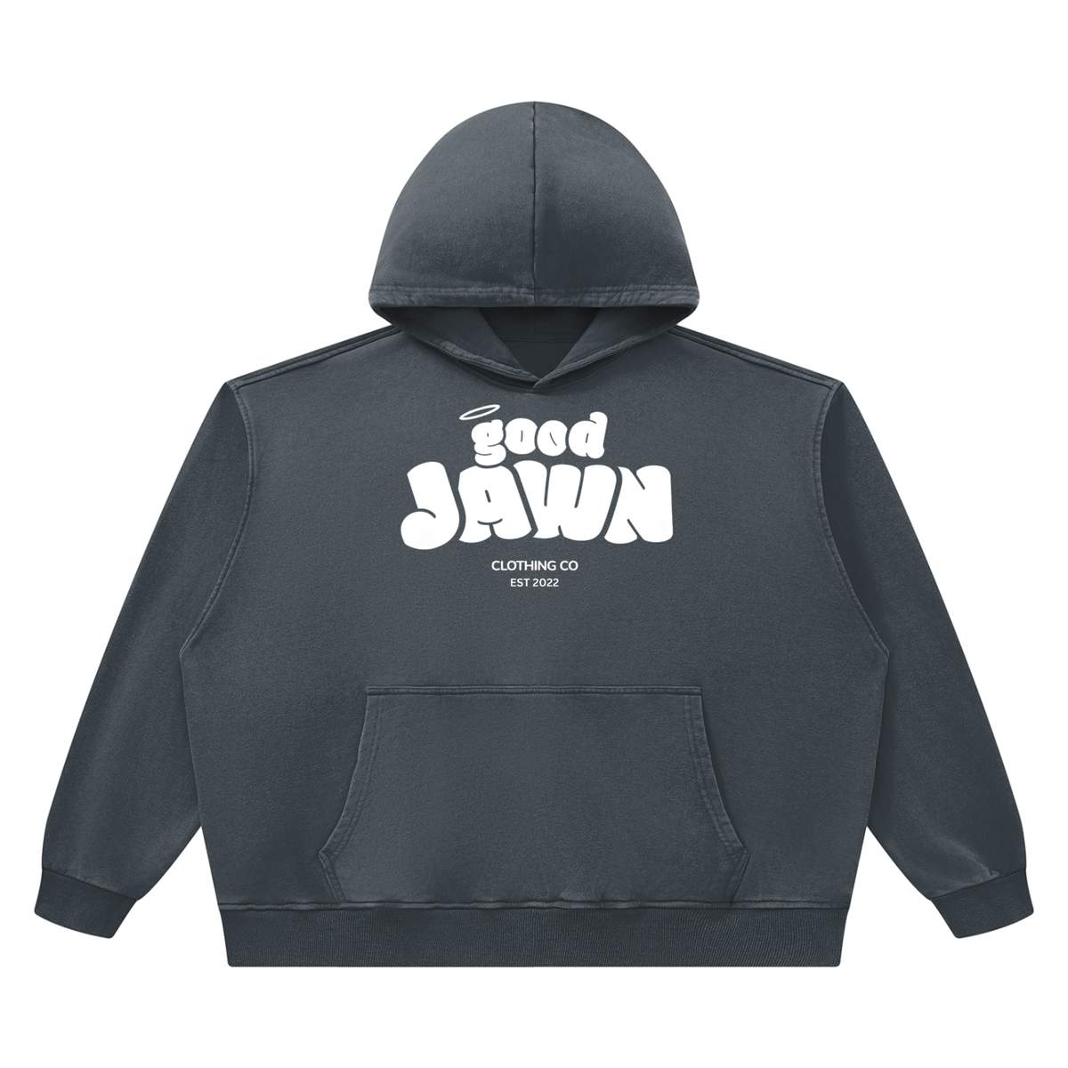 GJ Vintage Wash Boxy Hoodie