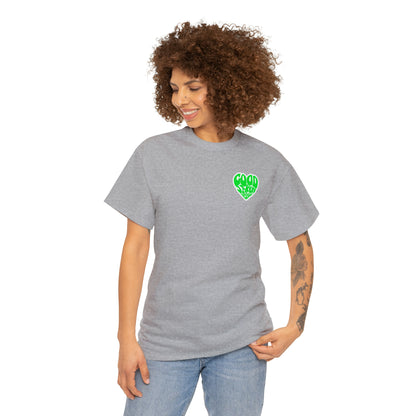 GOOD Heart TEE (Neon Green)