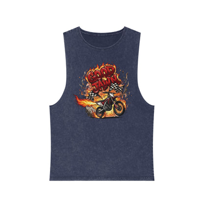 GJ Full Throttle Stonewash Tank Top