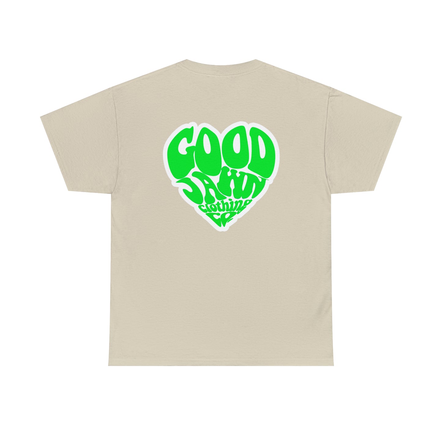 GOOD Heart TEE (Neon Green)