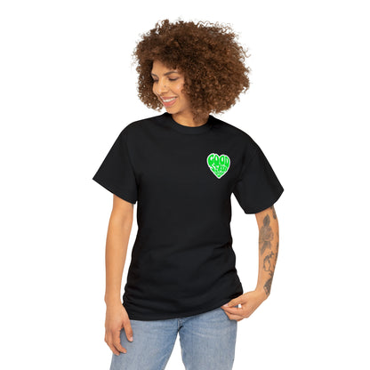 GOOD Heart TEE (Neon Green)