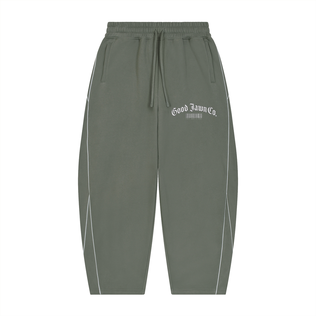 GJ Barcode Barrel Leg Sweatpants