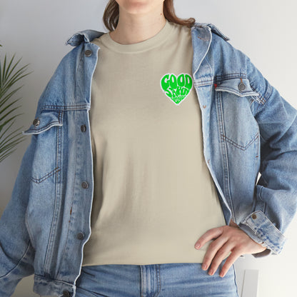 GOOD Heart TEE (Neon Green)