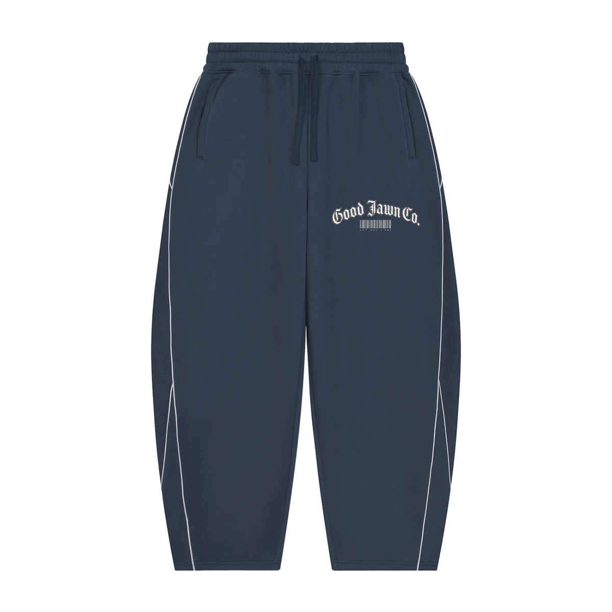 GJ Barcode Barrel Leg Sweatpants