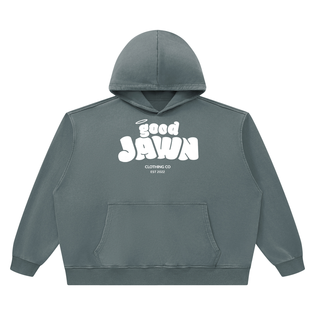 GJ Vintage Wash Boxy Hoodie