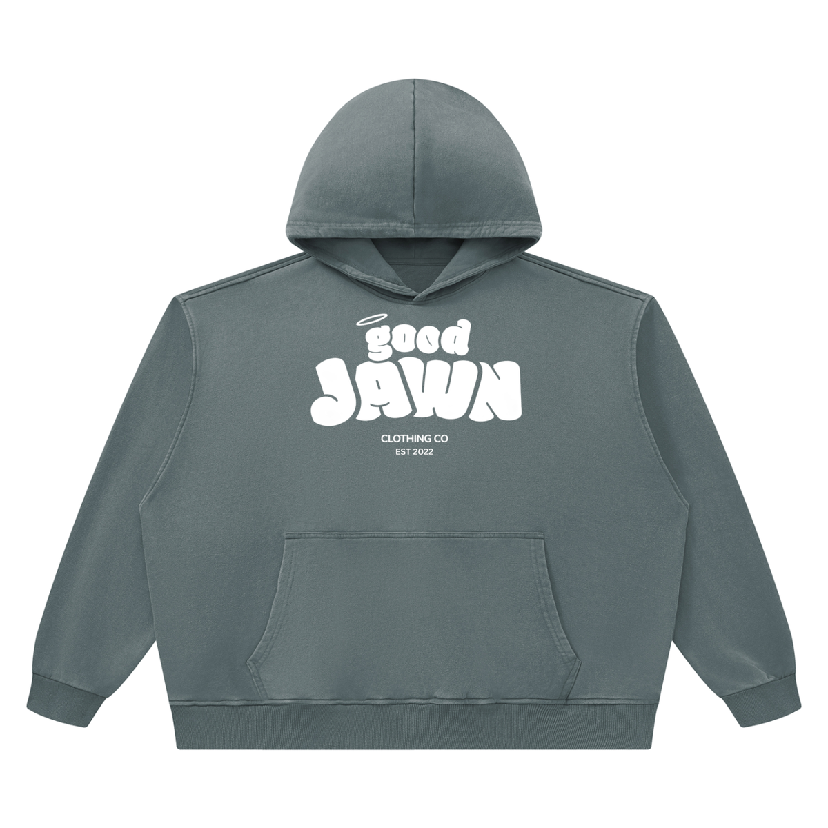 GJ Vintage Wash Boxy Hoodie