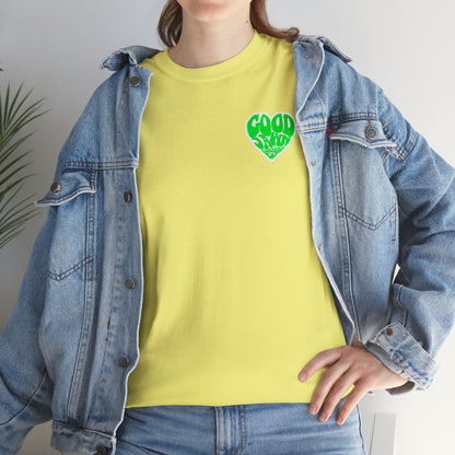 GOOD Heart TEE (Neon Green)