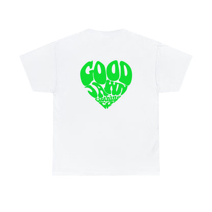 GOOD Heart TEE (Neon Green)