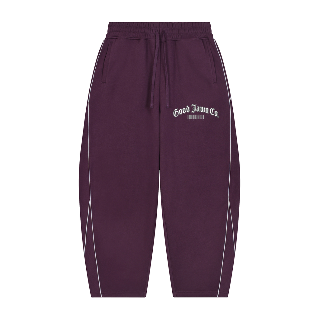 GJ Barcode Barrel Leg Sweatpants