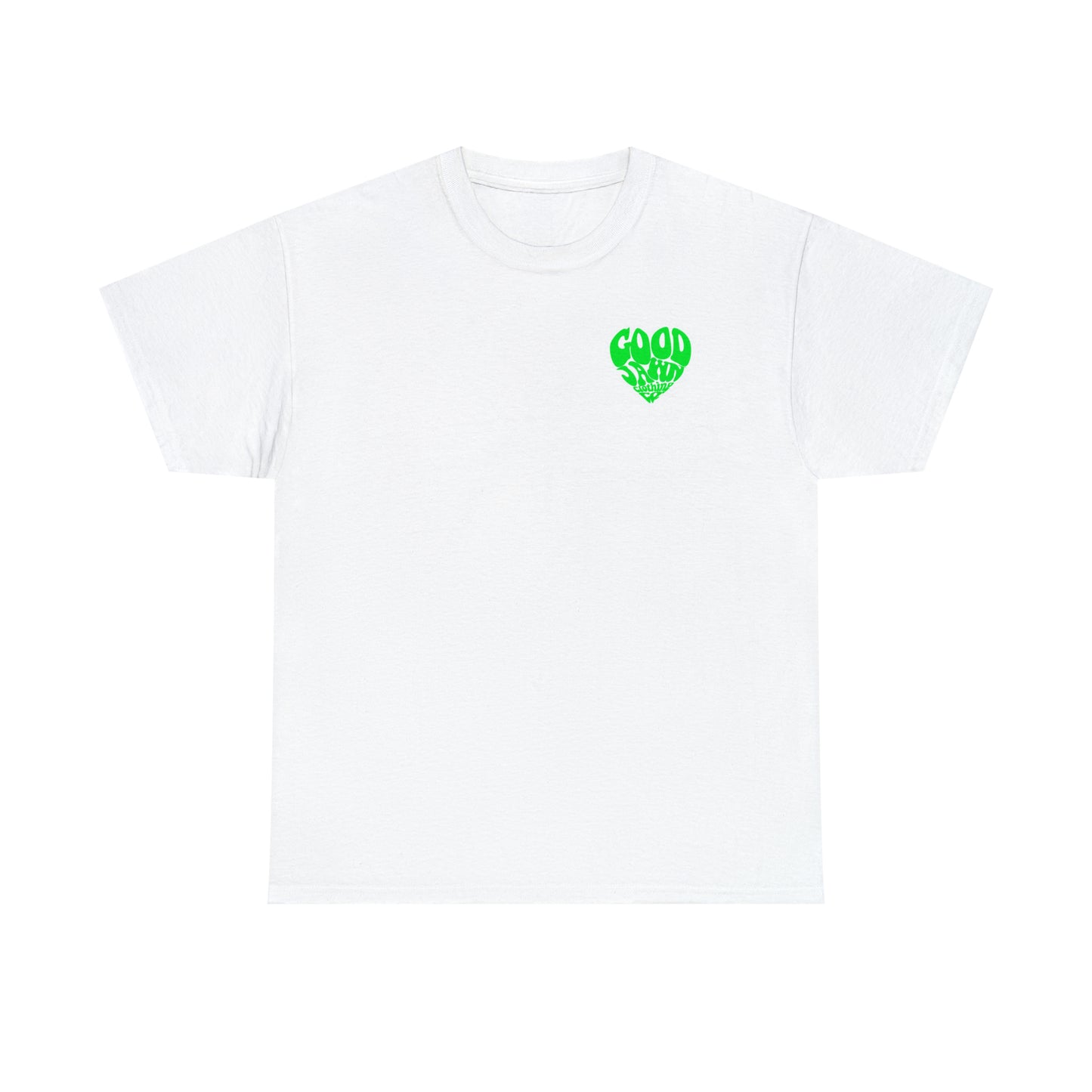 GOOD Heart TEE (Neon Green)