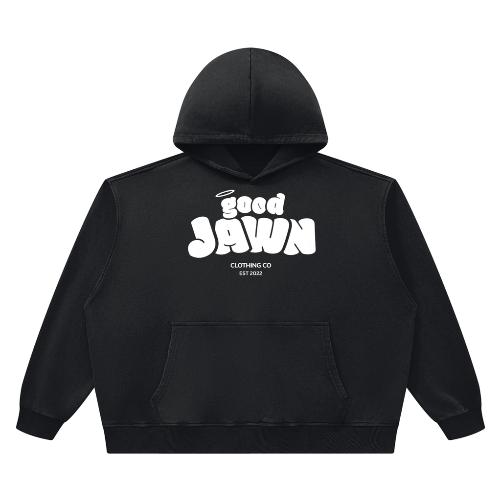 GJ Vintage Wash Boxy Hoodie