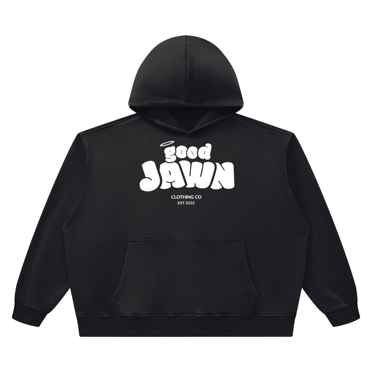 GJ Vintage Wash Boxy Hoodie