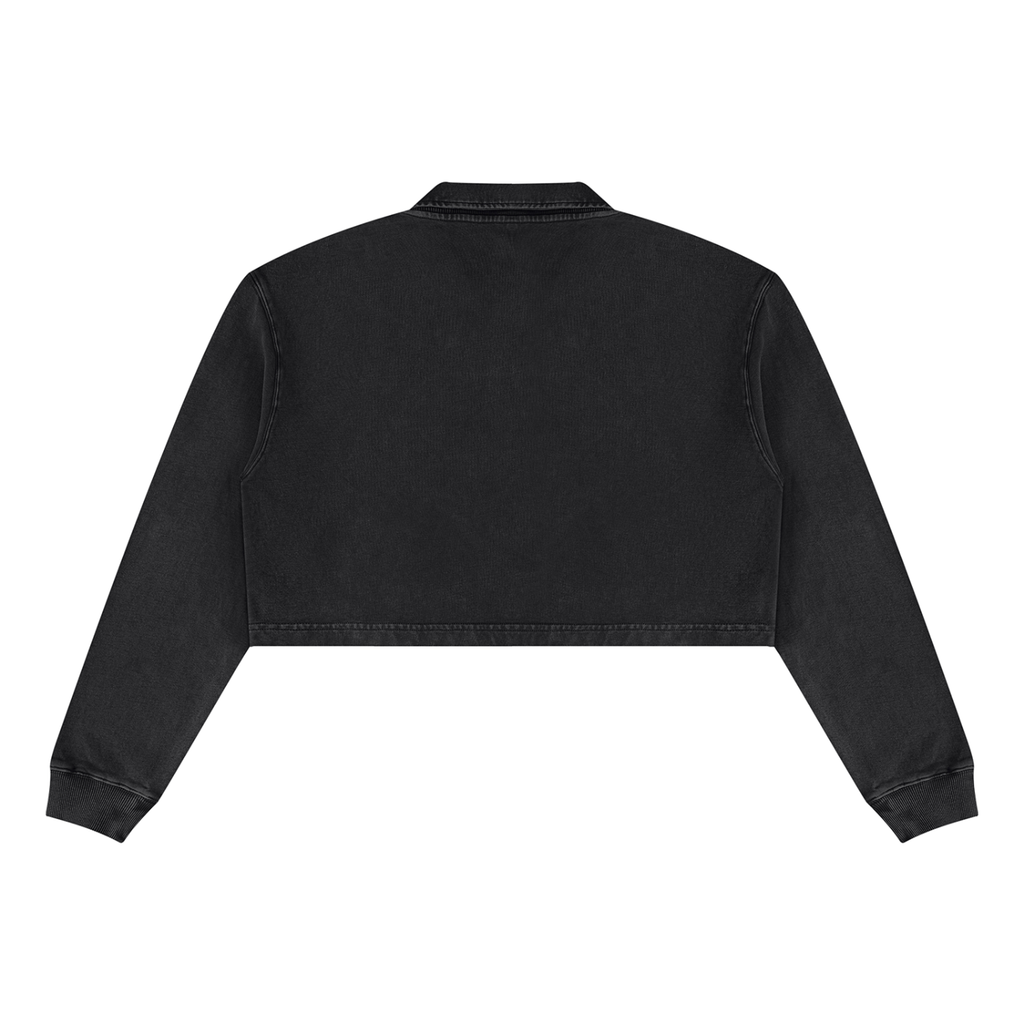 GJ Vintage Wash Crop Sweatshirt