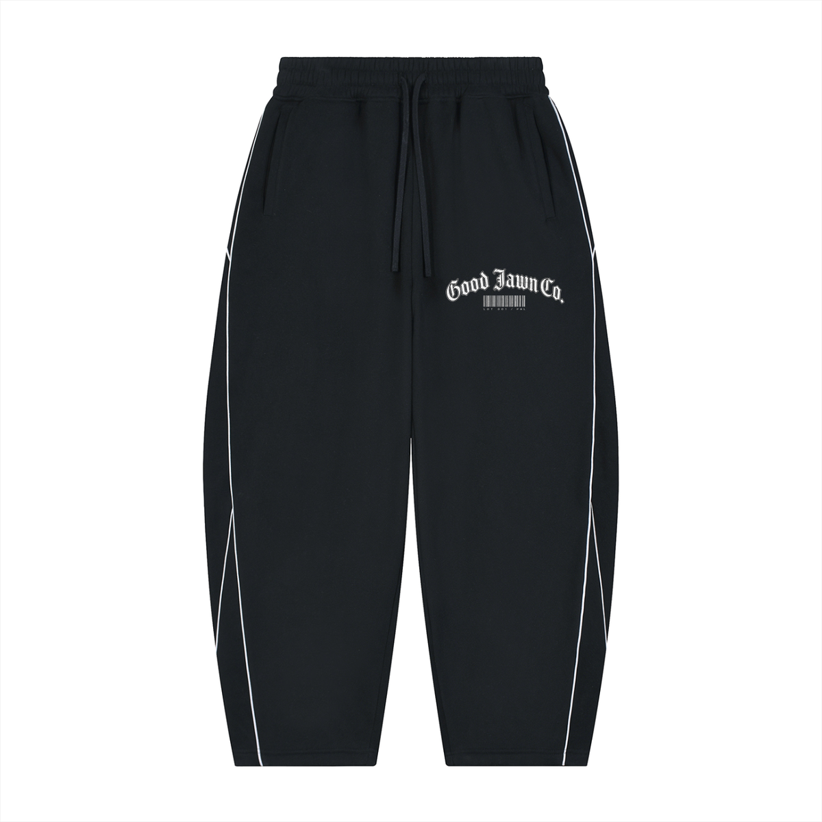 GJ Barcode Barrel Leg Sweatpants