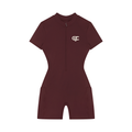 GJC Quarter-Zip Short Sleeve Romper