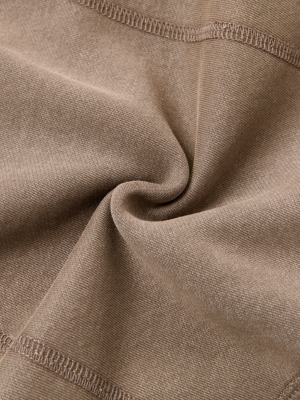GJ Vintage Washed Cropped Fleece Hoodie