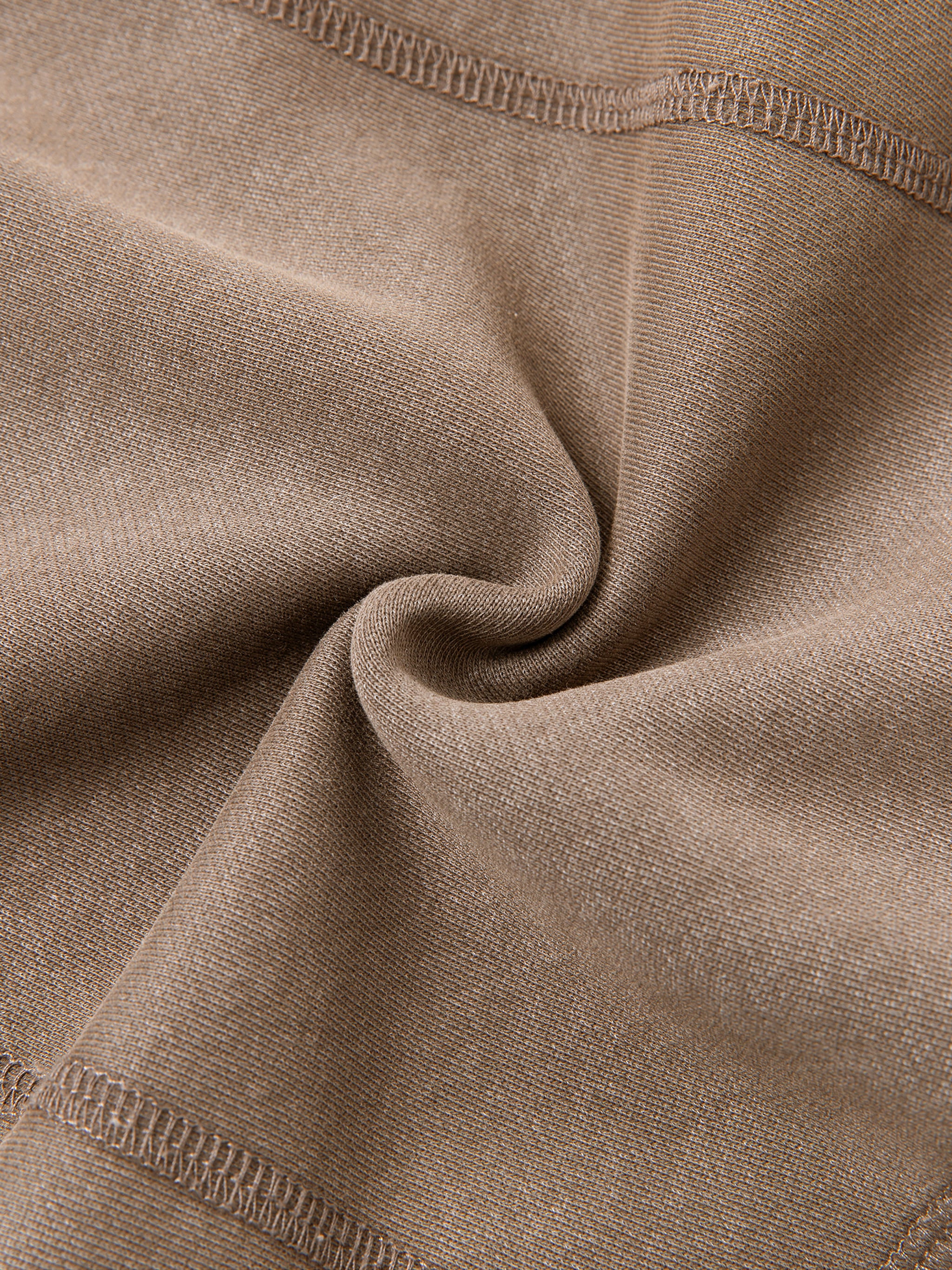 GJ Vintage Washed Cropped Fleece Hoodie