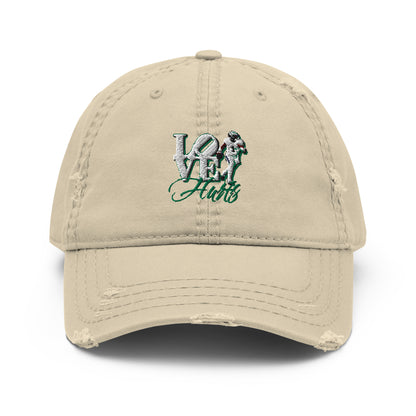 Love Hurts Distressed Dad Hat