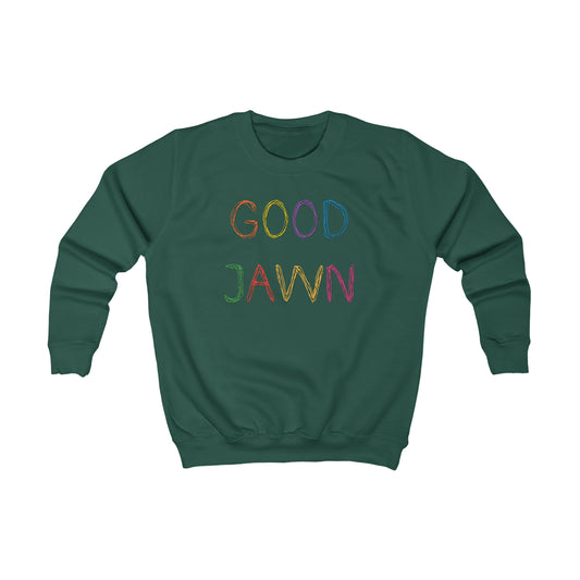 Kids Good Jawn Scribble Sweatshirt